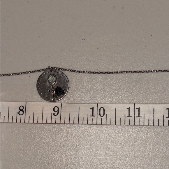 Silpada Sterling Silver Tassel Fringe Cut-out Pendant Necklace N3349 - Picture 5 of 6